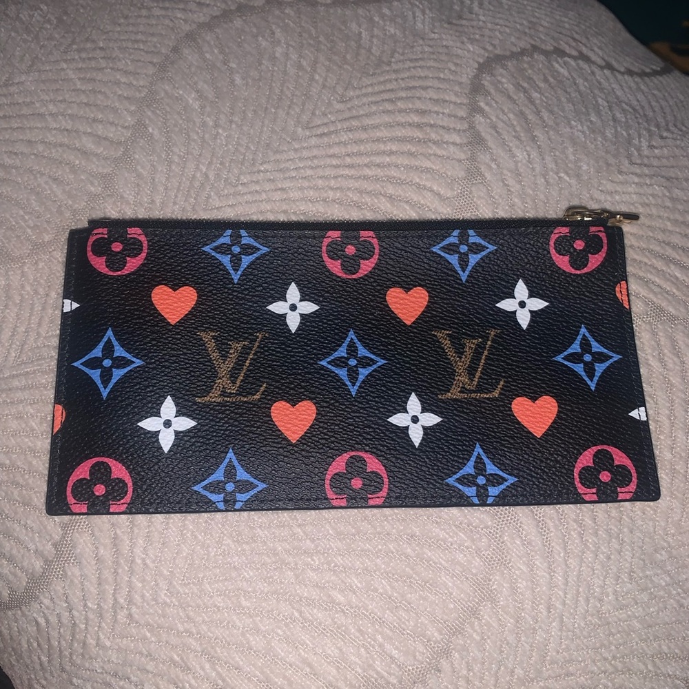 Louis Vuitton Game On Zip Wallet Pochette Insert Multicolor Pouch